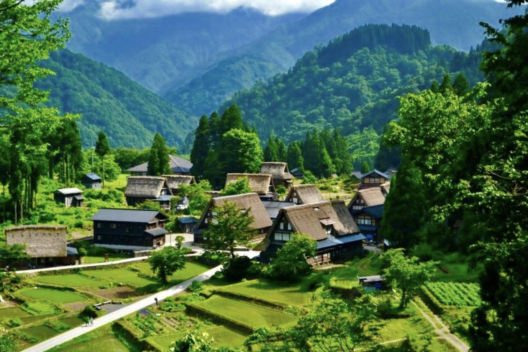 「富山相倉合掌造り集落」世界遺産