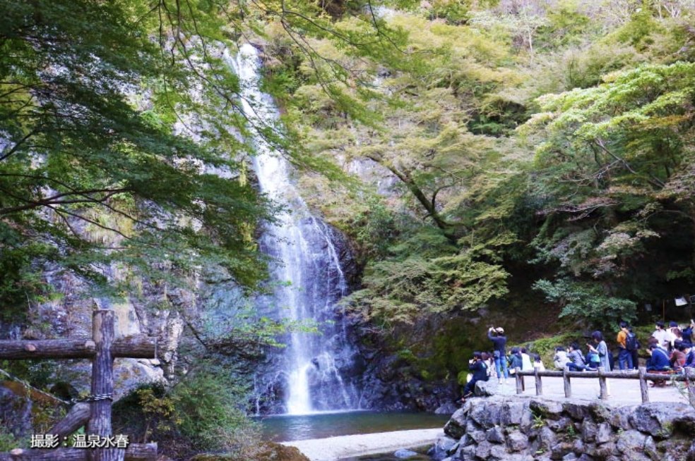 大自然と触れ合う「箕面の滝」